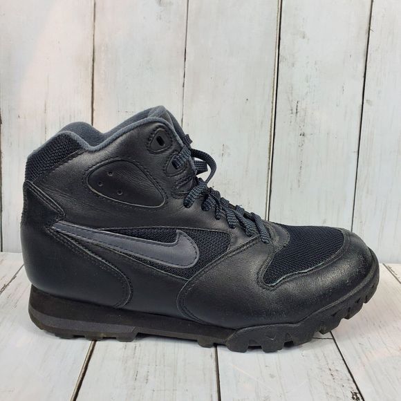 Nike Caldera Hiker Boots Mens Sz 7.5 Black Camping Sneakerboot Shoes 313500-001 - Picture 2 of 14